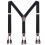 Men's Y-back suspenders elastic adjustable 1 pair 1