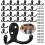 Heavy Duty Double Prong Wall Hooks – 14 Pack, Black Metal 1