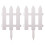White Picket Fence for Garden Decoration - 2 Sets 1