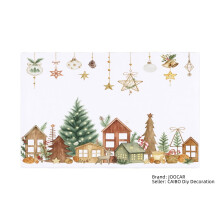 Linen Table Mats Set of 4 – 12 x 18 Inch