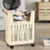 Panier à linge pliable à roulettes 50 L ventilé 1