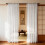Solid Color Sheer Curtains Semi-Sheer Rod Pocket 2-Pack 6