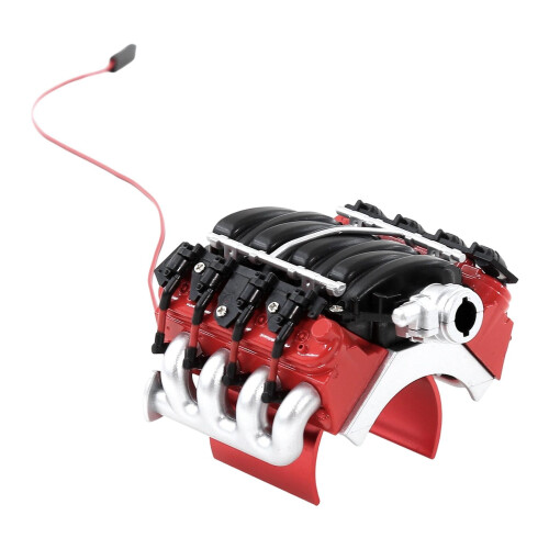 guohui RC V8 Προσομοίωση Κινητήρα Κινητήρα Ανεμιστήρα Ψύξης Κεφαλής Επαγγελματικά 1