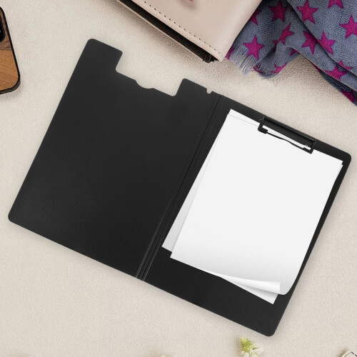 Plastic Vertical Foldable Clipboard Folder for Students and 2
