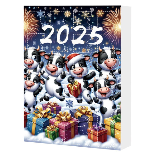 Kerstadventskalender met 24 deurtjes 1