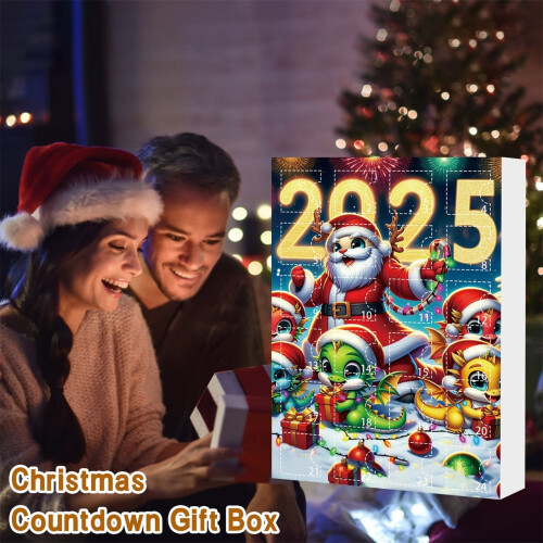 Weihnachtskalender-Countdown aus Acryl, Dekoration, 24 Tage 2