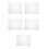 5Stk Hochtransparente Unsichtbare Lentikularblätter Für 8