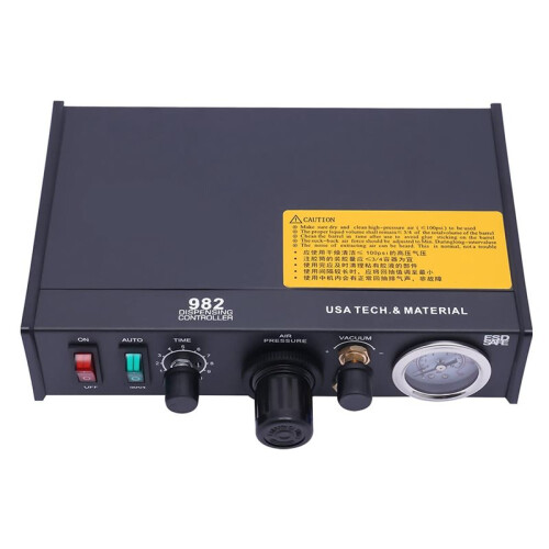982 Semi-Automatic Dispensing Machine Auto Manual Glue Dispenser Air Pump Drive Liquid Binder Controller EU Plug 2