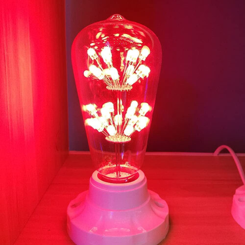2-pack Vintage Edison LED-lampor E27 3W2700K 2