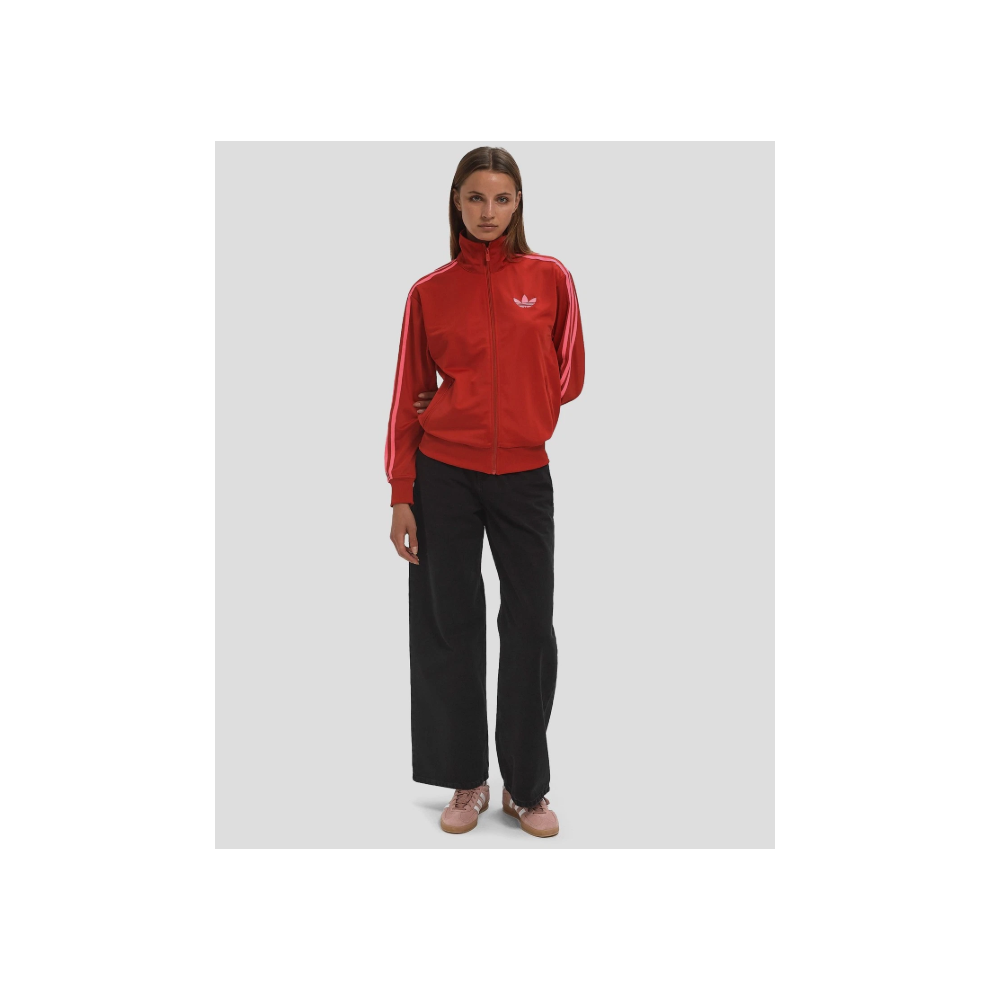 Adidas (L) Originals Womens Adicolour Firebird Track Top Red