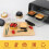 Teglie quadrate per mini torte da 140 g (5 oz) con coperchi e cucchiaini (80 set) 3