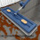 Σετ σφουγγαρίστρας Saker Plus Large Flat Mop με 6 τσόχες 2