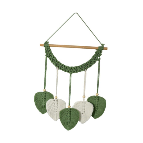 Gobelin ścienny Boho Leaf Macrame 40x50cm 2