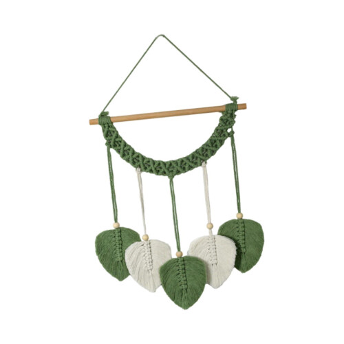 Gobelin ścienny Boho Leaf Macrame 40x50cm 1