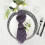 Serviettes de table en gaze de coton BalsaCircle5Pieces violettes 21" 2
