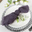 Serviettes de table en gaze de coton BalsaCircle5Pieces violettes 21" 7
