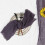 Serviettes de table en gaze de coton BalsaCircle5Pieces violettes 21" 8