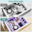 Set di 25 organizer per cassetti in plastica trasparente 3