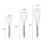 2Pcs Stainless Steel Handheld Egg Beater! Quick & Egg Whipping Ergonomic Round Handle Baking Tool One Size 2