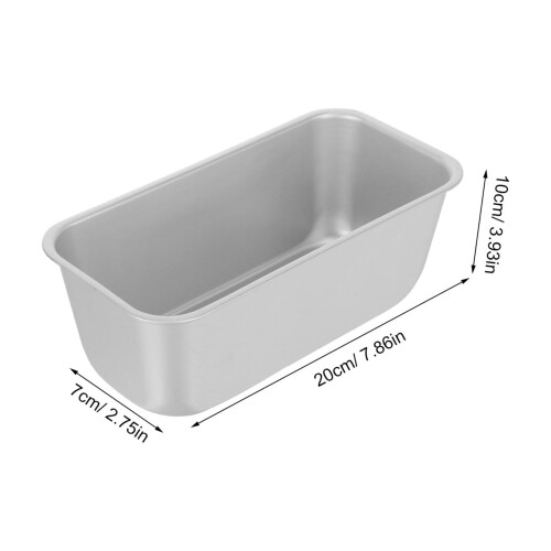 Nonstick aluminium brødforme sæt med 2 1