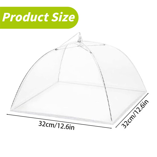 Tenda dobrável de malha para alimentos, 30 cm (12 polegadas) 2