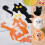 3-Piece Crochet Cat Coasters 4
