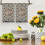 Σετ 2 πετσετών κουζίνας σε στυλ boho floral 18x26 ιντσών 2