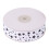Geribbelde polyester band met sterrenprint, 5 cm 5