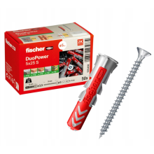 Fischer DUOPOWER S Universaldübel Allzweckdübel mit Schraube 5 x 25 mm 50 St.