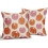 Fodere per cuscini autunnali con zucche nere, 45x45 cm, set da 2 2