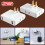 3-drożny płaski adapter ścienny, 10A, 2500W, biały 2