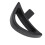 Sitzfreigabegriff Clip links Schwarz ABS 2003-2010 7