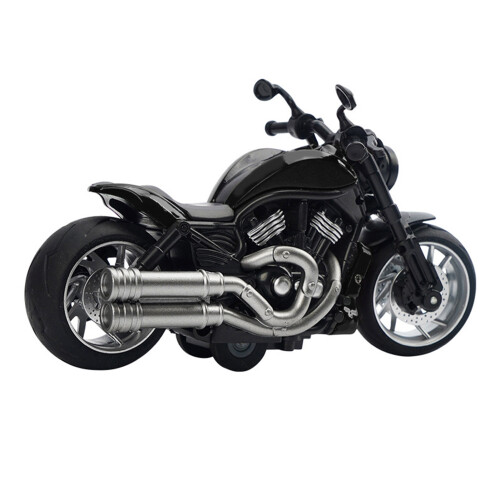 Moto pull-back in scala 1:12 Nera 16x7x8 3 pulsanti 2