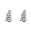 2Pièces Modèles Bâtiment Ruinés Gris En Plastique Pour Table De Sable 9