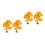 4Pcs Plastic Mini Maple Tree Figurines for Fairy Garden Office Decor 3