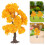 4Pcs Plastic Mini Maple Tree Figurines for Fairy Garden Office Decor 10