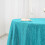 Nappe ronde à sequins BalsaCircle 120" turquoise 5