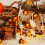 Φθινοπωρινά φωτάκια Morttic3D Acorn, 10ft/30LED, τροφοδοτούνται με μπαταρία, τηλεχειριστήριο 7