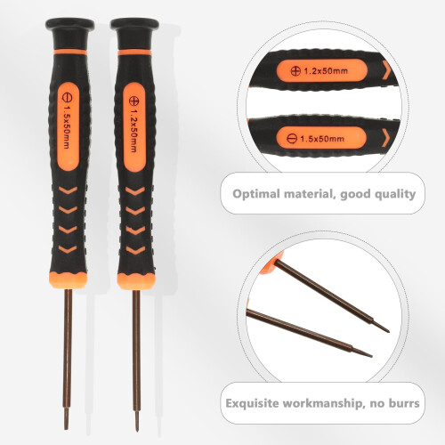 4-Piece Precision Screwdriver Set Flat Phillips Torx Y 1