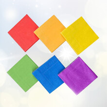 120Pcs Napkin Assorted Color Absorbent Square Party Supplies 25x25x0.1in