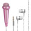 Mini Microphone for Recording Small Singing Telephone Plastic 1