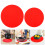 2-Pack Silicone Heat-Resistant Table & Microwave Mat 3