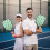 Σετ κουπιών Pickleball από fiberglass με λουλούδια και 2 μπάλες και τσάντα – Συμβατό με 6