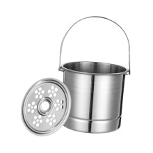 Cubitera de 1 litro, acero inoxidable, conserva el hielo por más tiempo, ideal para barbacoas y fiestas en casa.