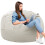Πολυθρόνα-Καναπέ Bean Bag 3Ft, Αφαιρούμενο και Πλενόμενο Κάλυμμα από Ματ Βελούδο 1