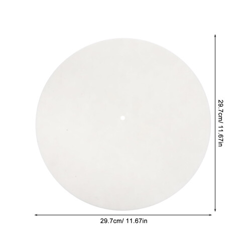 Filtpladespillermåtte Beige til stabil lyd og vinylbeskyttelse 1
