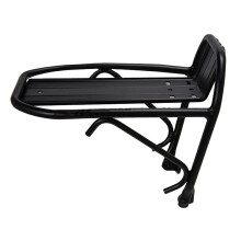 Suporte de carga dianteiro para bicicleta em liga de alumínio, bagageiro para mountain bike, suporte de liberação rápida para alforjes,