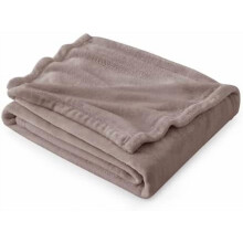 Κουβέρτα GentleSoft Fleece Twin Size60x80", 300GSM Mocha Brown, απαλή, βελούδινη, άνετη κουβέρτα για