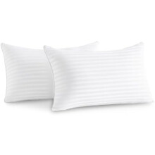 14x22" Throw Pillow Inserts, Firm & Fluffy, Soft Cotton Cover, White Down Alternative Cushions (Pack of 2)
