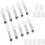 Herbruikbare plastic spuit 5 ml met adapters 10 stuks 1
